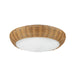 Alora - FM511217RA - Three Light Flush Mount - Merida - Rattan