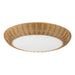 Alora - FM511421RA - Three Light Flush Mount - Merida - Rattan