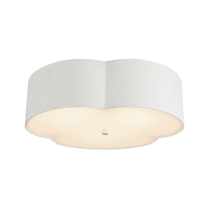 Alora - FM566314AW - Three Light Flush Mount - Adella - Antique White