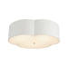 Alora - FM566314AW - Three Light Flush Mount - Adella - Antique White