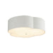 Alora - FM566314AW - Three Light Flush Mount - Adella - Antique White