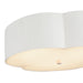 Alora - FM566314AW - Three Light Flush Mount - Adella - Antique White