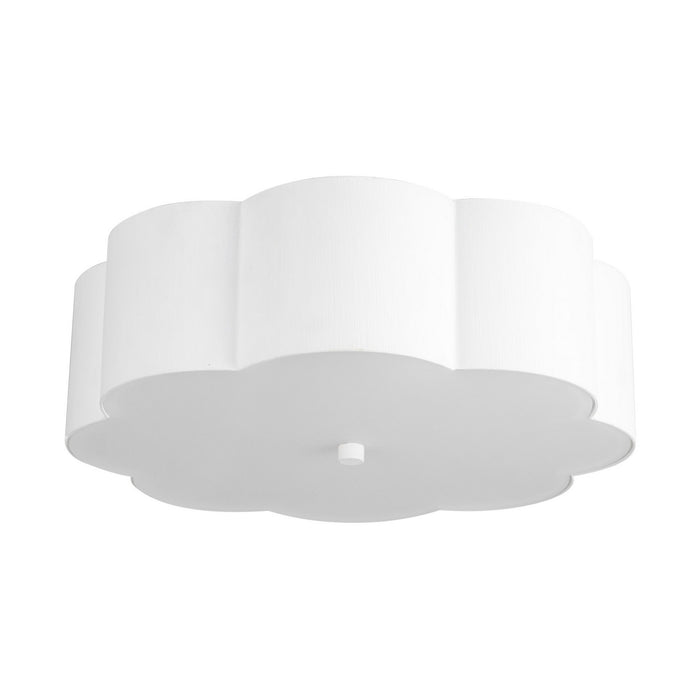 Alora - FM603314AW - Three Light Flush Mount - Blossom - Antique White