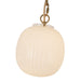 Alora - MP579707BGGR - Three Light Pendant - Cherise - Brushed Gold/Glossy Ribbed Opal Glass