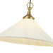 Alora - PD447120BGWL - One Light Pendant - Ellen - Brushed Gold/White Linen