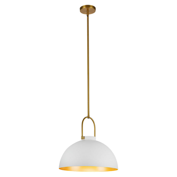 Alora - PD504016WH - One Light Pendant - Harper - White