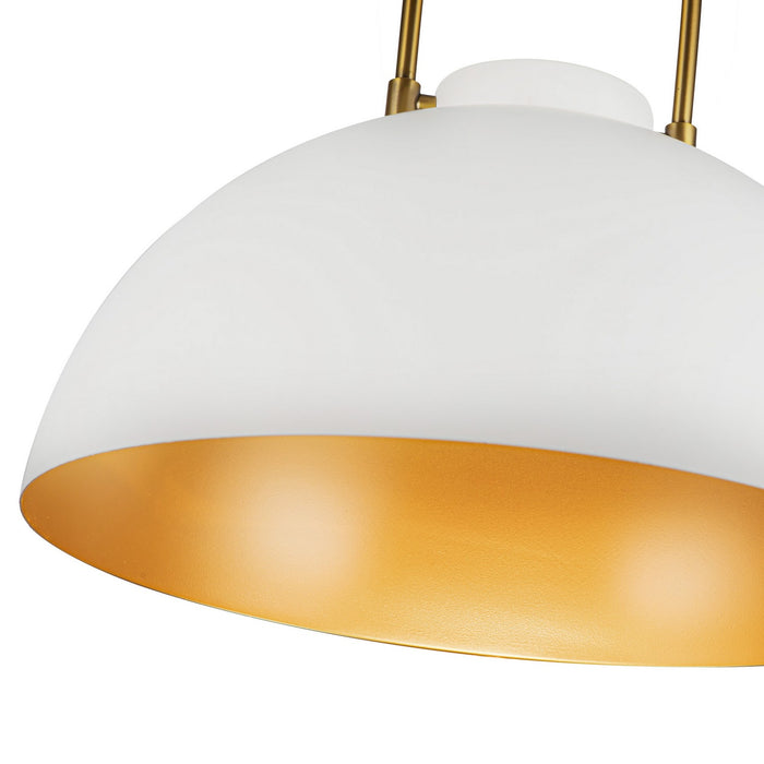 Alora - PD504016WH - One Light Pendant - Harper - White