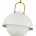Alora - PD507216WHOP - One Light Pendant - Harper - White/Opal Glass