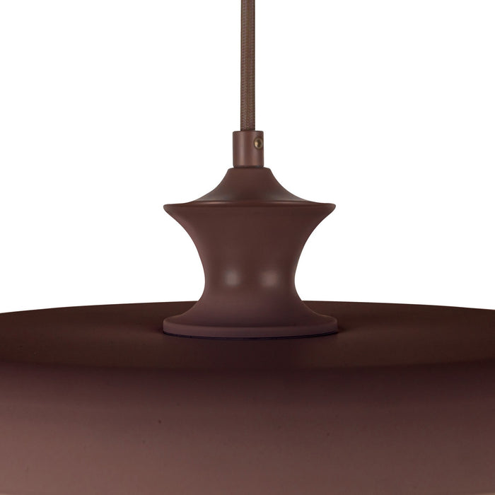 Alora - PD557015BGD - One Light Pendant - Minori - Burgundy