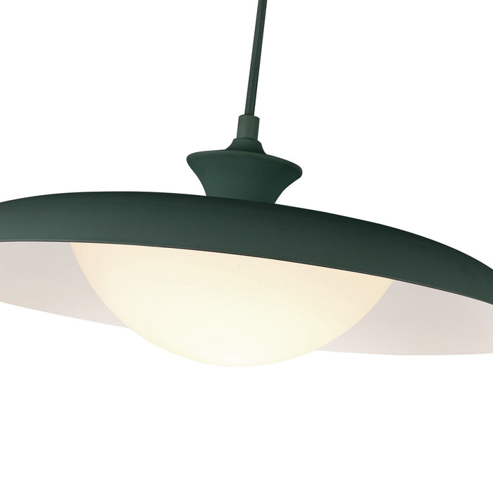 Alora - PD557015PGN - One Light Pendant - Minori - Pine Green