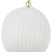 Alora - PD579112BGGR - One Light Pendant - Cherise - Brushed Gold/Glossy Ribbed Opal Glass