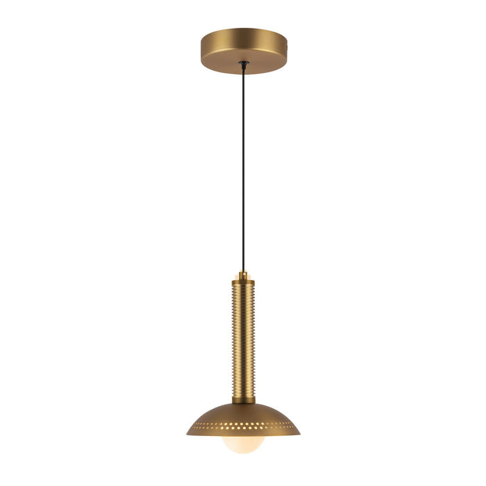 Alora - PD616109BGOP-UNV - LED Pendant - Arden - Brushed Gold/Opal Glass