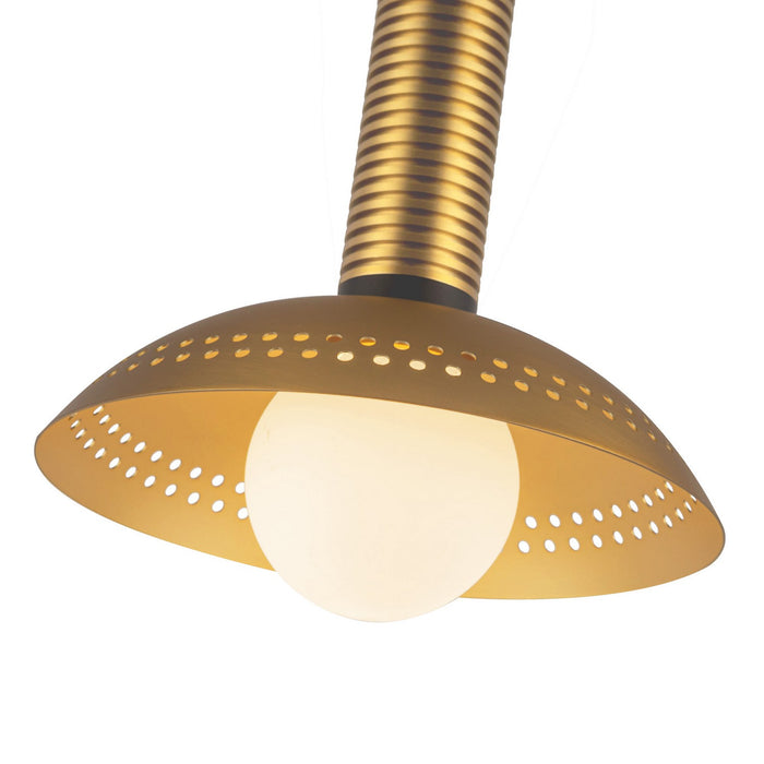 Alora - PD616109BGOP-UNV - LED Pendant - Arden - Brushed Gold/Opal Glass