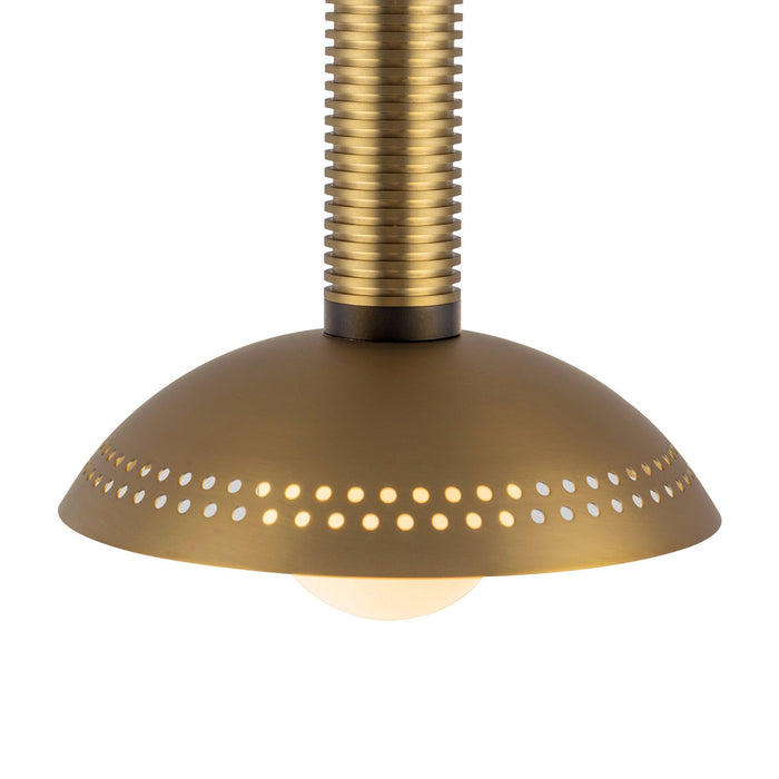Alora - PD616109BGOP-UNV - LED Pendant - Arden - Brushed Gold/Opal Glass
