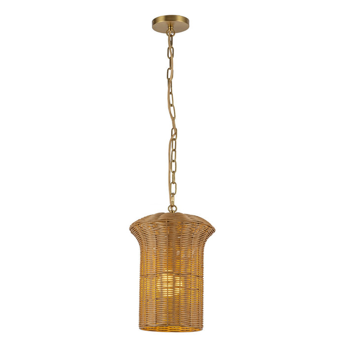 Alora - PD641011BG - One Light Pendant - Kai - Brushed Gold