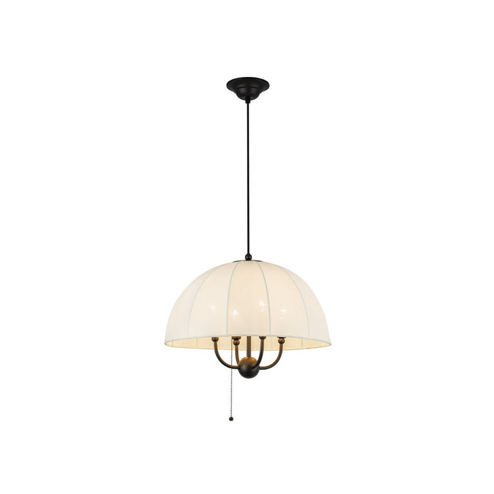 Alora - PD661418MB - Four Light Pendant - Crosby - Matte Black