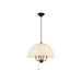 Alora - PD661418MB - Four Light Pendant - Crosby - Matte Black