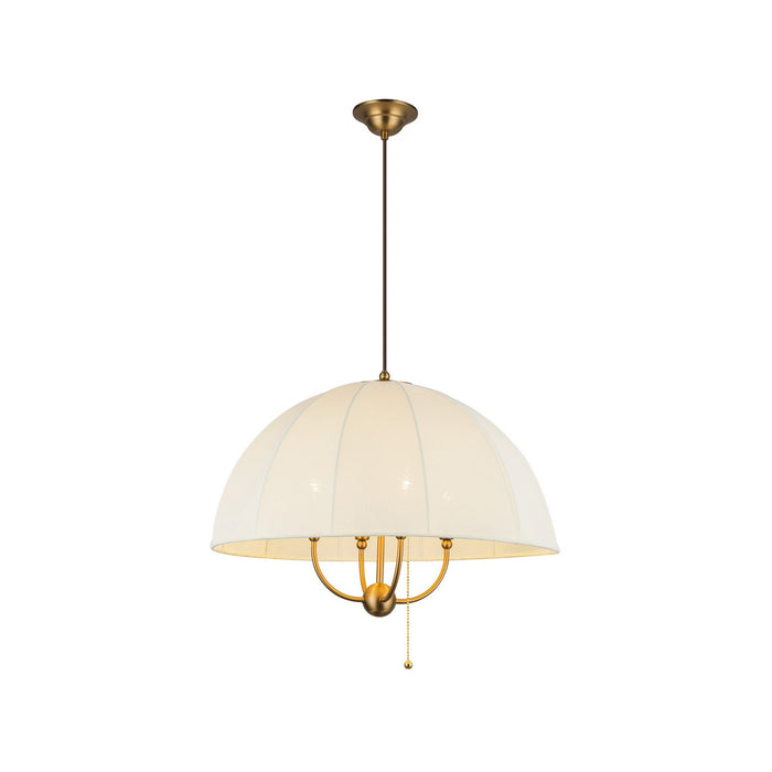 Alora - PD661424BG - Four Light Pendant - Crosby - Brushed Gold