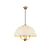 Alora - PD661424BG - Four Light Pendant - Crosby - Brushed Gold