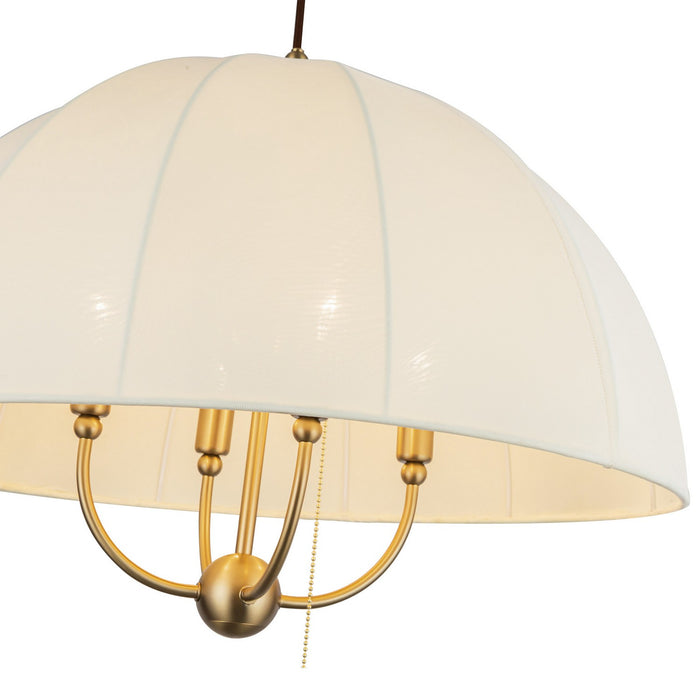 Alora - PD661424BG - Four Light Pendant - Crosby - Brushed Gold