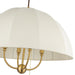 Alora - PD661424BG - Four Light Pendant - Crosby - Brushed Gold
