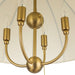 Alora - PD661424BG - Four Light Pendant - Crosby - Brushed Gold