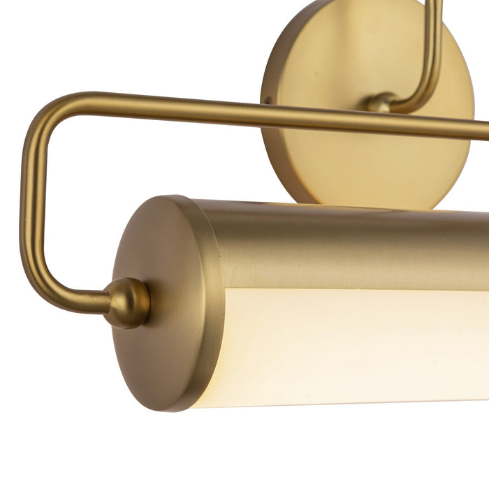 Alora - PL447120BG - LED Wall/Picture Light - Ellen - Brushed Gold