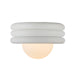 Alora - SF426012AW - One Light Semi-Flush Mount - Harvey - Antique White