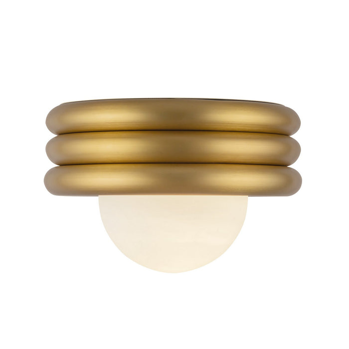 Alora - SF426012BG - One Light Semi-Flush Mount - Harvey - Brushed Gold