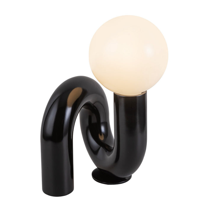 Alora - TL420107GBK - One Light Table Lamp - Sadie - Gloss Black