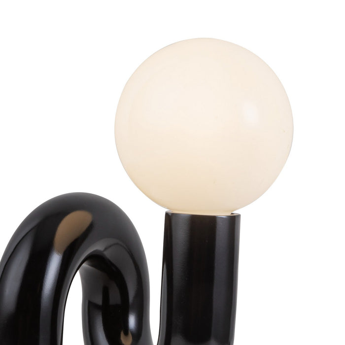 Alora - TL420107GBK - One Light Table Lamp - Sadie - Gloss Black