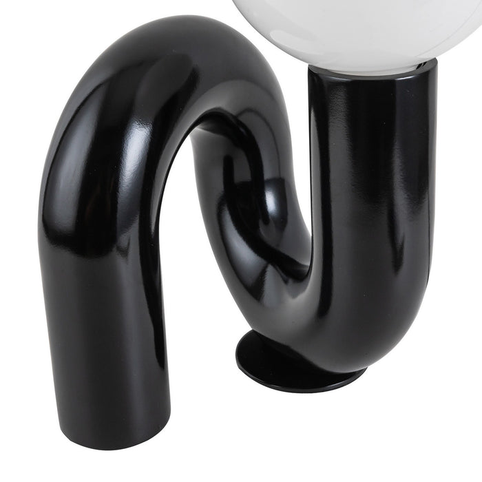 Alora - TL420107GBK - One Light Table Lamp - Sadie - Gloss Black