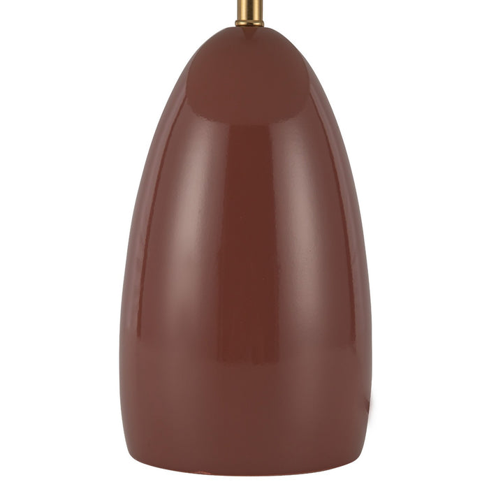 Alora - TL437012BGD - LED Table Lamp - Poppy - Burgundy