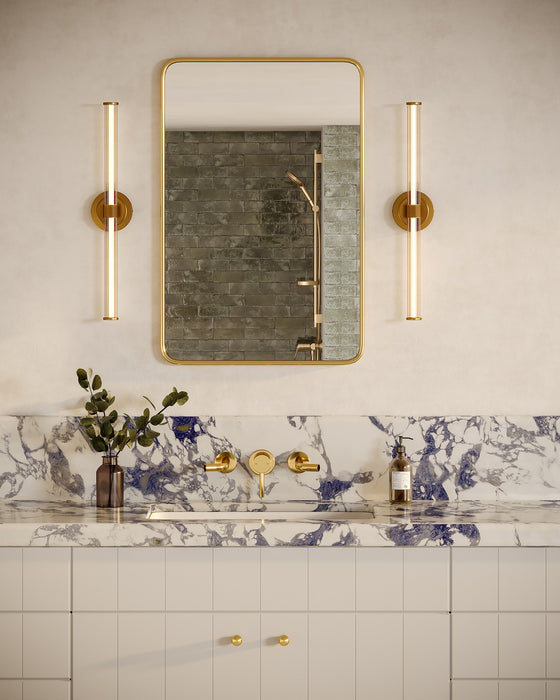 Alora - WV509024BG-UNV - LED Wall/Vanity - Elsie - Brushed Gold