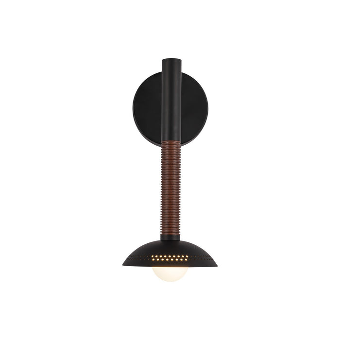 Alora - WV616114MBOP-UNV - LED Wall/Vanity - Arden - Matte Black/Opal Glass