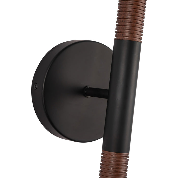 Alora - WV616223MBOP-UNV - LED Wall/Vanity - Arden - Matte Black/Opal Glass