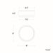 W.A.C. Lighting - FM-20509-35-WT/AB - LED Flush Mount - Salvo - White/Aged Brass