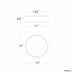 W.A.C. Lighting - FM-20512-40-BK/AB - LED Flush Mount - Salvo - Black/Aged Brass