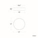 W.A.C. Lighting - FM-20515-27-WT/AB - LED Flush Mount - Salvo - White/Aged Brass