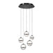 W.A.C. Lighting - PD-77505R-BC - LED Chandelier - Cyllindra - Black Chrome