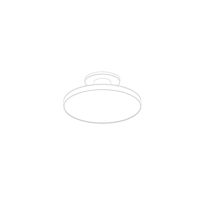 W.A.C. Lighting - FM-250811-CS-BK - LED Flush Mount - Twist-N-Lite - Black
