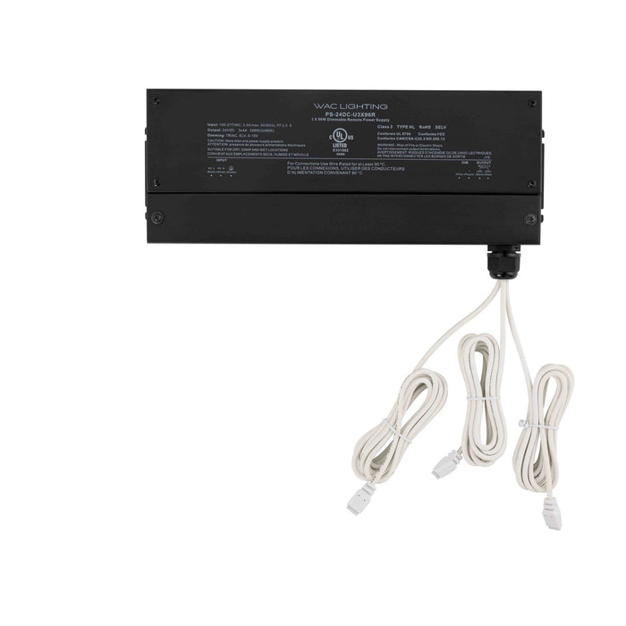W.A.C. Lighting - PS-24DC-U3X96R-T - Remote Power Supply - 24Vdc Power Supply - BLACK