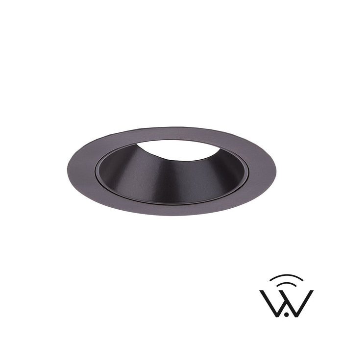 W.A.C. Lighting - R2FRAT-TWA-BK - LED Trim - 2In Fq Downlights - Black