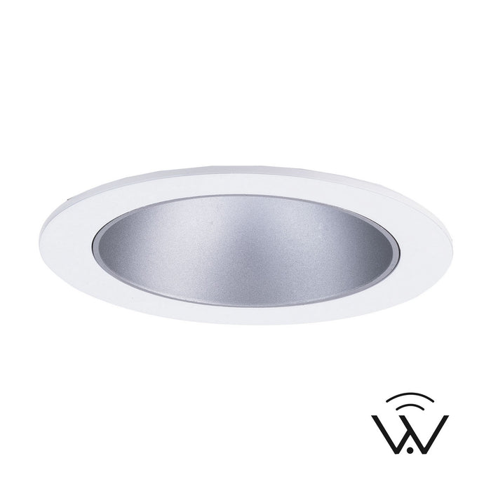 W.A.C. Lighting - R4FRDT-TWA-HZWT - LED Trim - 4In Fq Downlights - Haze/White