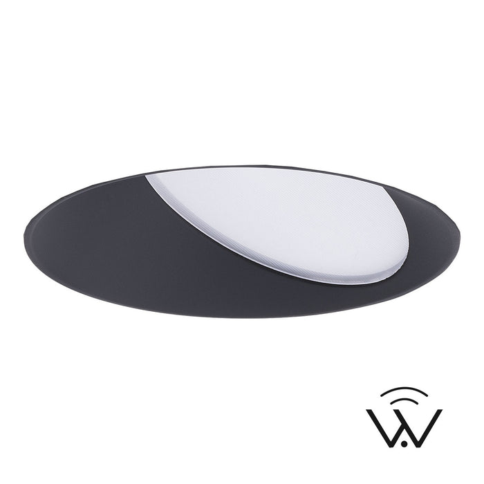 W.A.C. Lighting - R4FRWL-TWA-BK - LED Trim - 4In Fq Downlights - Black