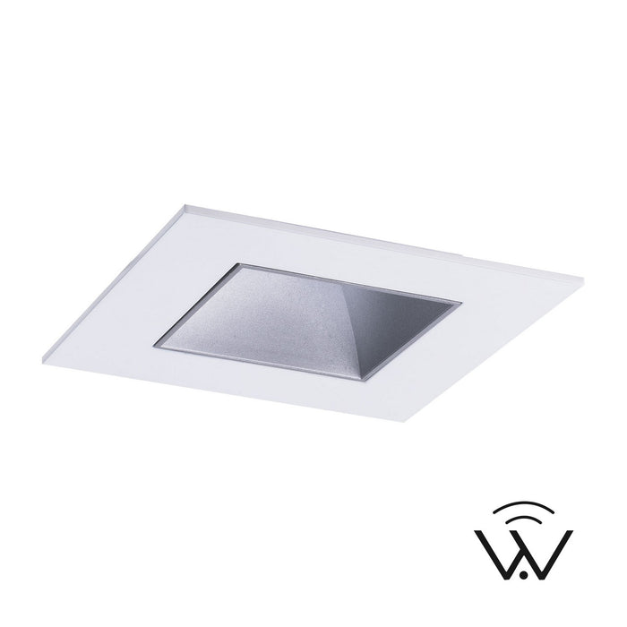 W.A.C. Lighting - R4FSDT-TWA-HZWT - LED Trim - 4In Fq Downlights - Haze/White