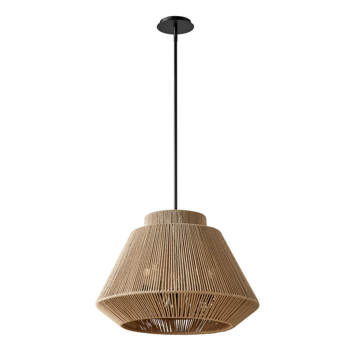 Justice Designs - ECO-8292-MBLK - Five Light Pendant - Eco - Matte Black