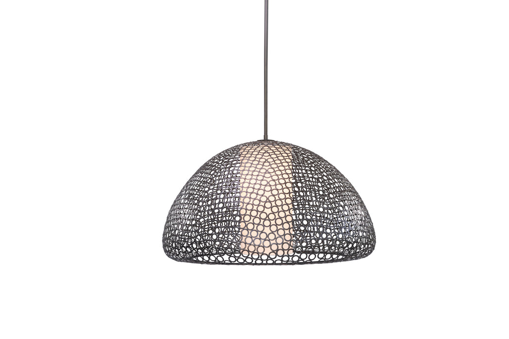 Justice Designs - NSH-8204-BZTO - Four Light Pendant - Bronzato