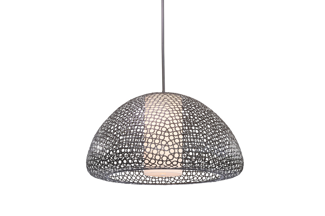 Justice Designs - NSH-8204-BZTO - Four Light Pendant - Bronzato