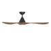Modern Forms Fans - FR-D2504-60L-MB/DK - 60 Inch Ceiling Fan - Carve - Matte Black/Distressed Koa